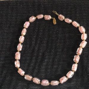 20” pink and gold necklace.